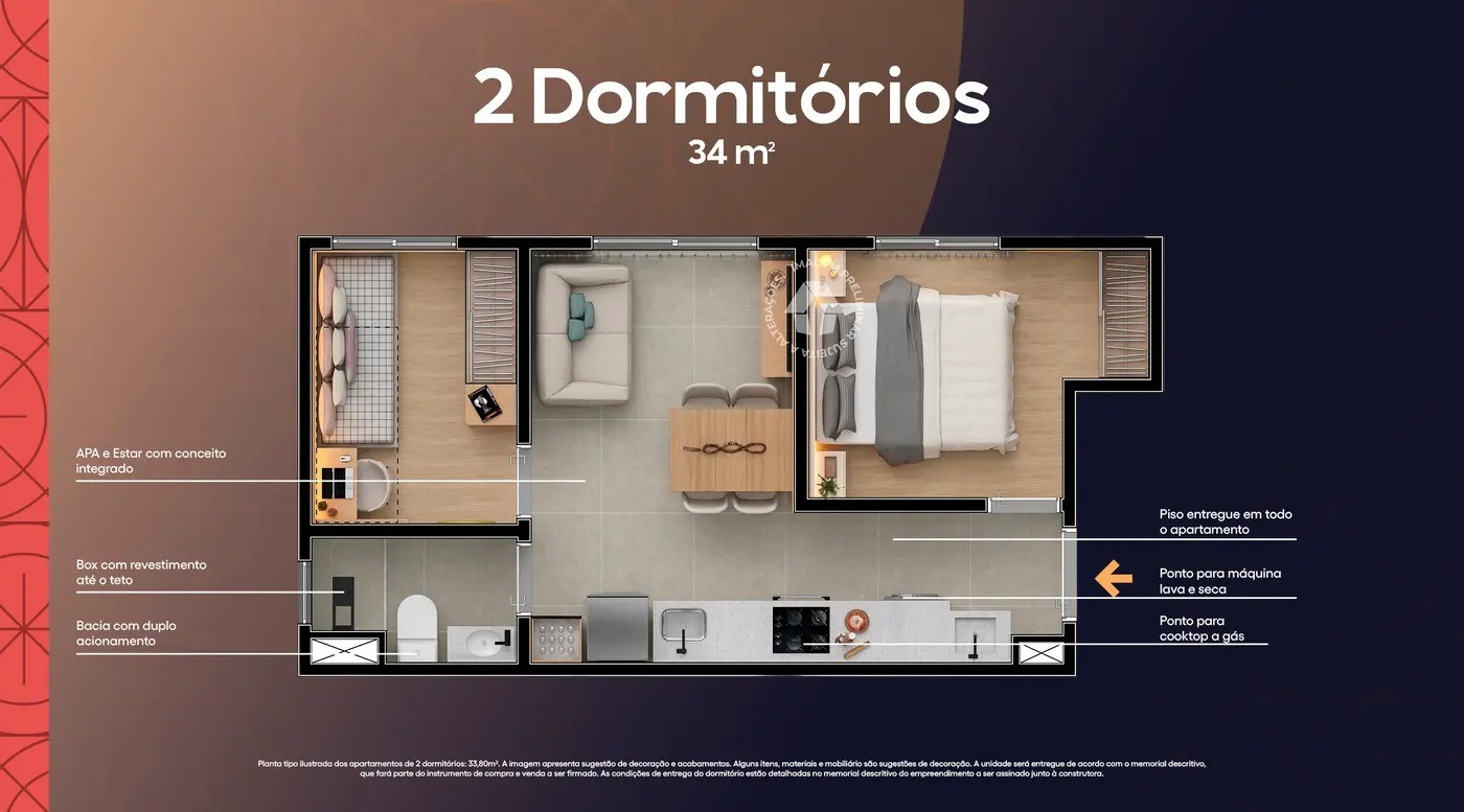 Apartamento, 1 quarto, 24 m² - Foto 14